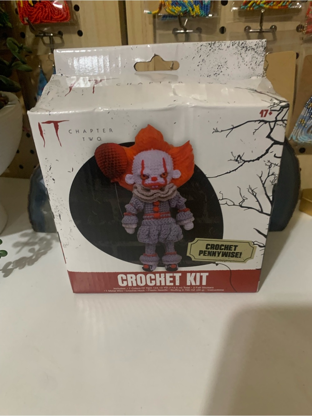 Chapter Crochet Pennywise Kit – Orange and Gray